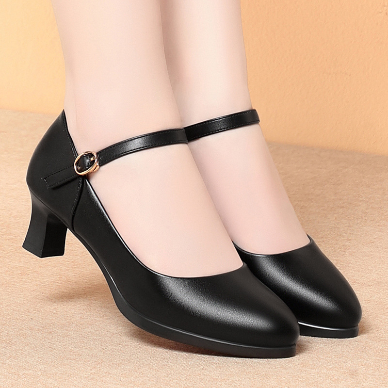 Women'S Shoes For Work - 5cm Heels Flight Attendant Work Shoes