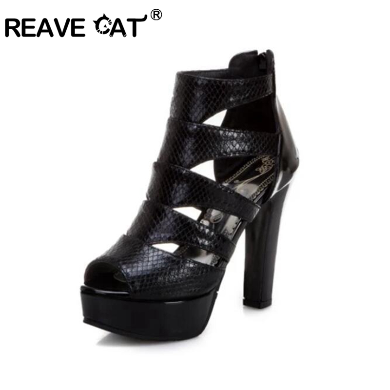 Women'S Shoes Everyday - REAVE CAT Sexy Size 34-50 Women