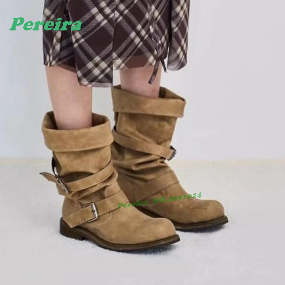 Belt-Buckled Pleated Gladiator - Women'S Shoes For Work avaliação e preço