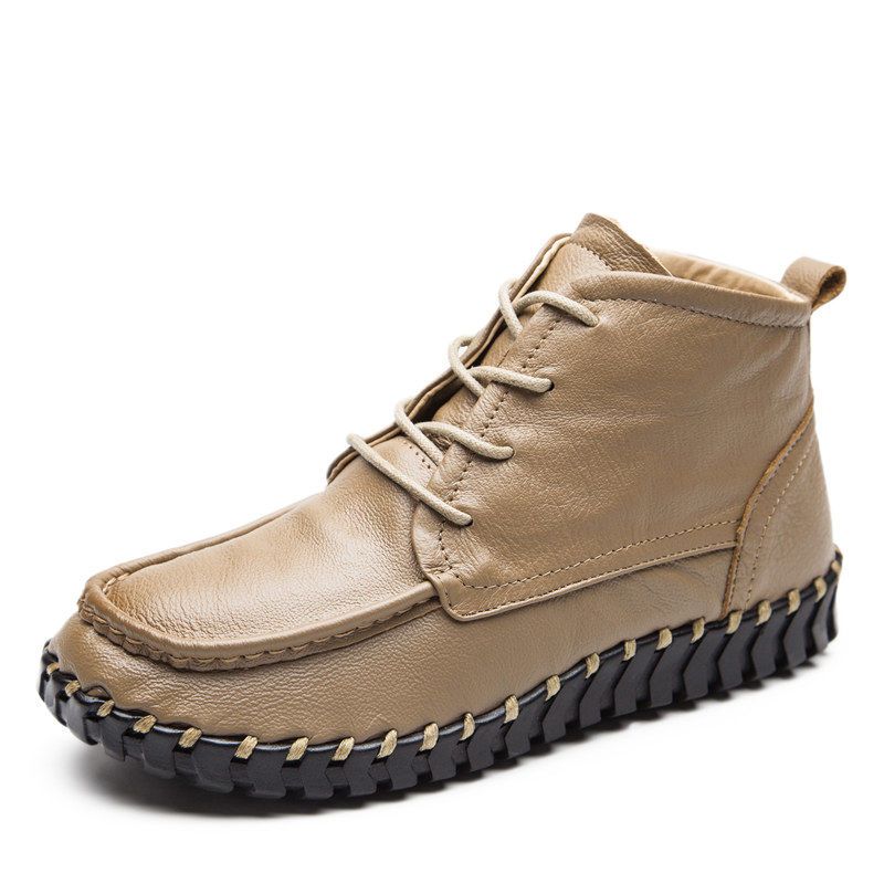 Real Leather Boots Women's Aut - Women'S Shoes Water Resistant avaliação e preço