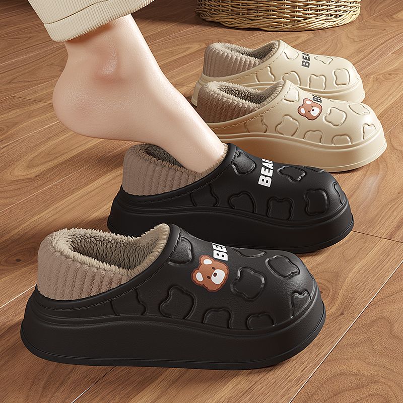 Waterproof Cotton Slippers for - Women'S Shoes Water Resistant avaliação e preço