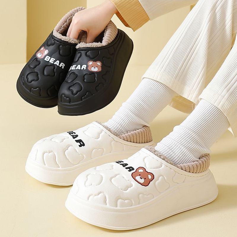 Waterproof Cotton Slippers for - Women'S Shoes Water Resistant avaliação e preço