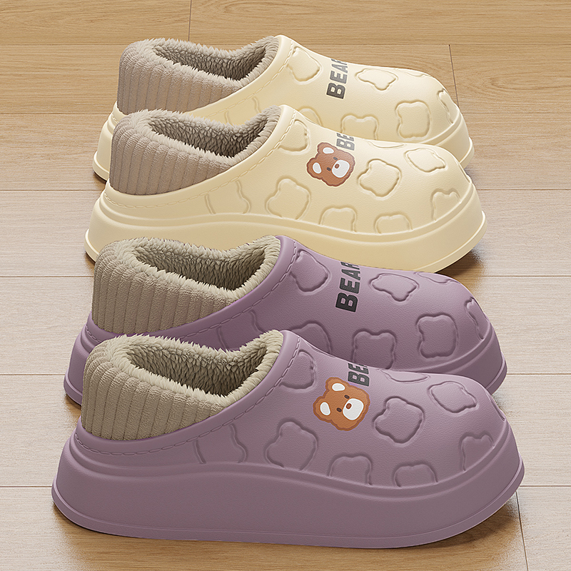 Waterproof Cotton Slippers for - Women'S Shoes Water Resistant avaliação e preço