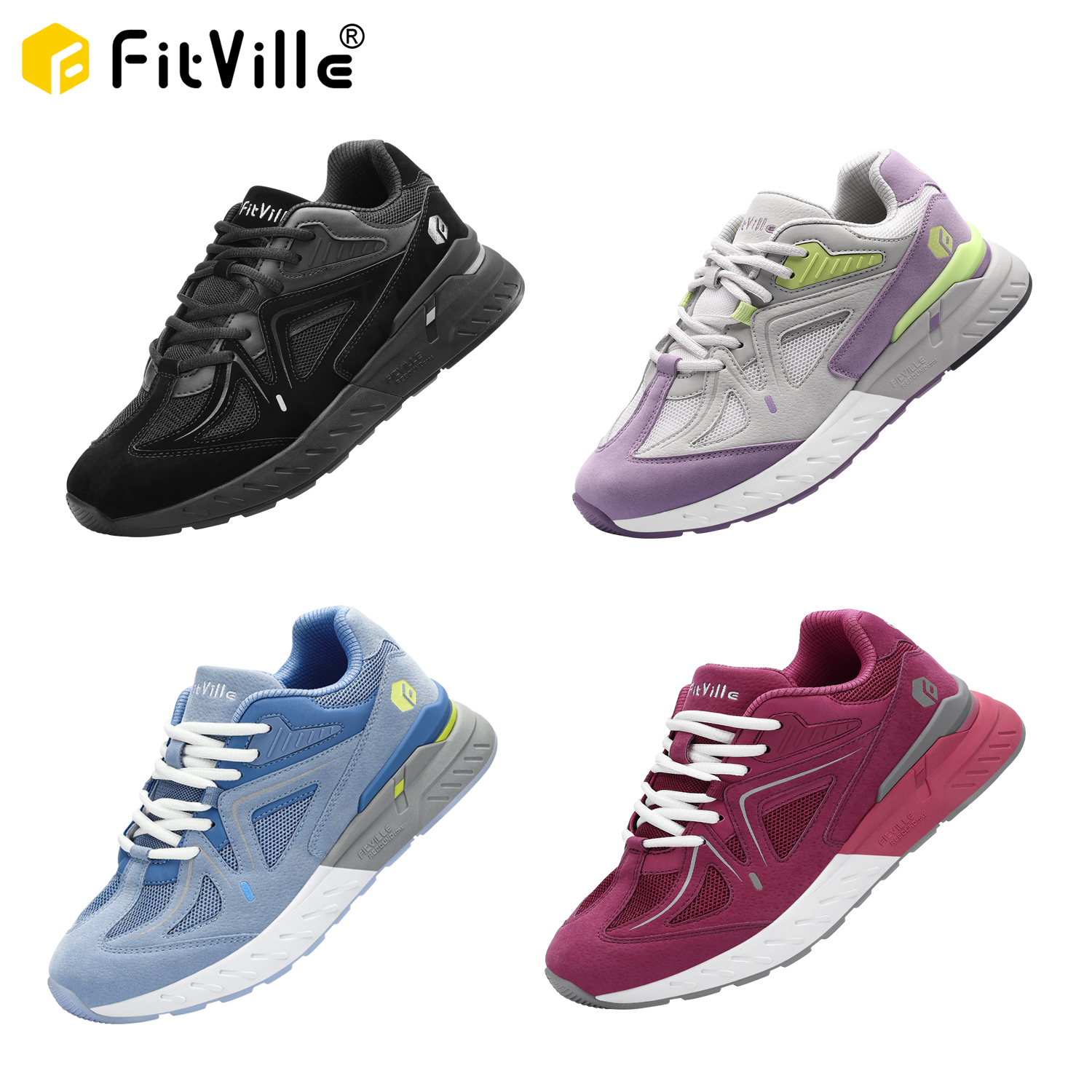 FitVille Women's Walking Shoes - Women'S Shoes Extra Wide avaliação e preço