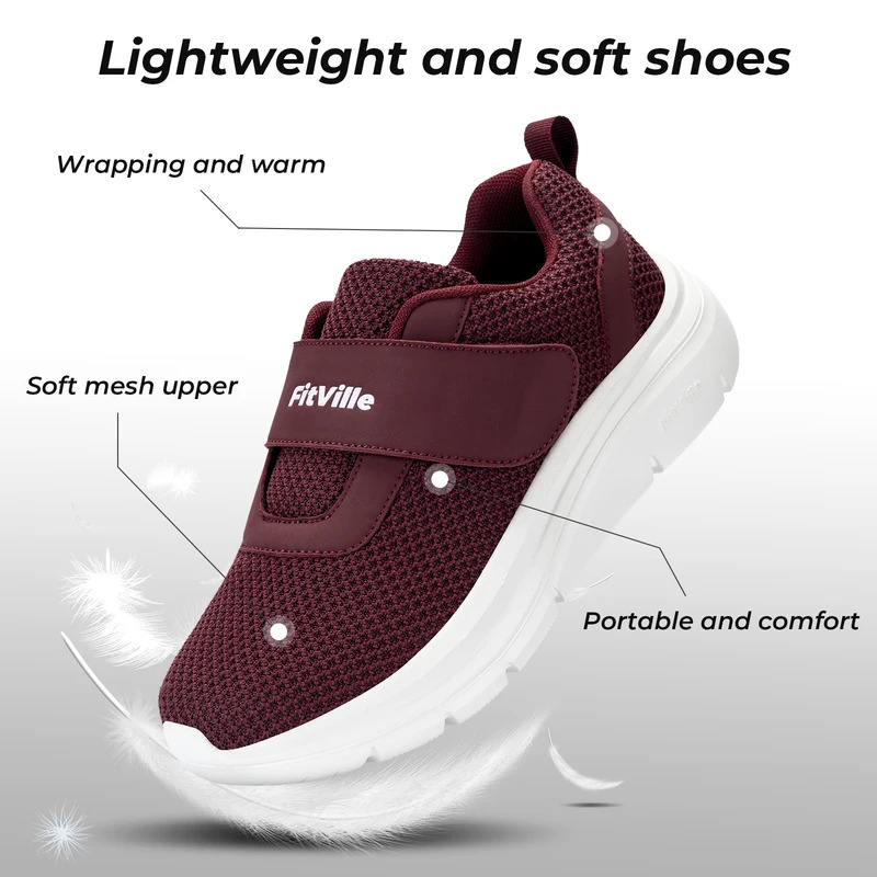 FitVille Sneakers Women'S Shoe - Women'S Shoes Extra Wide avaliação e preço