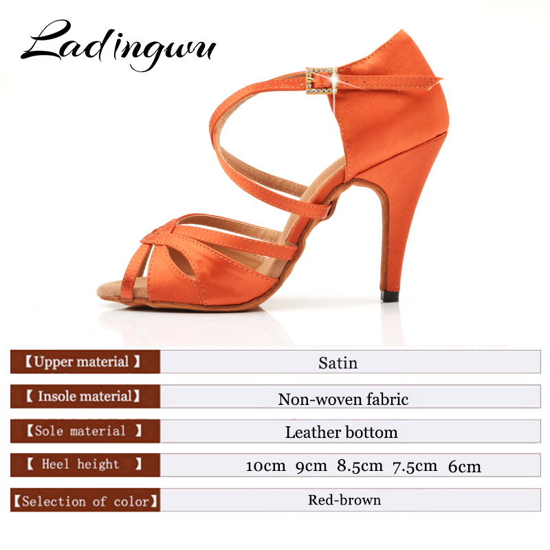 Ladingwu Women's Red-Brown Sat - Women'S Shoes Z avaliação e preço