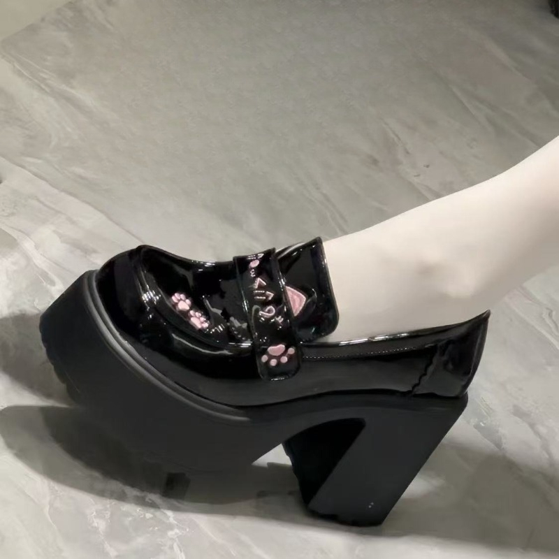 Sweet Heart-Shaped Buckle Loli - Women Shoes Jd avaliação e preço