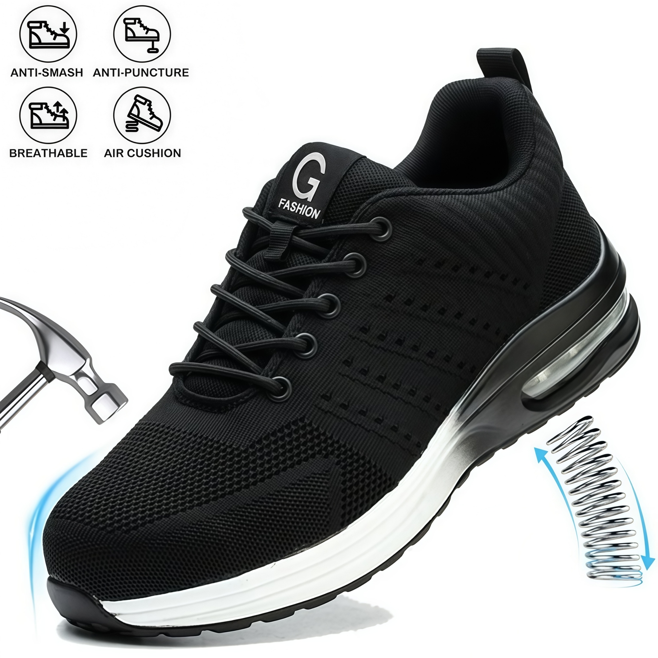 Indestructible Safety Shoes Fo - Women'S Shoes For Work avaliação e preço