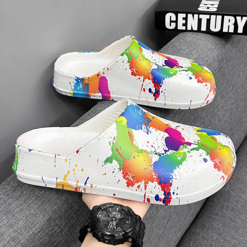 Men Women Graffiti Clogs EVA S - Women'S Shoes Water Resistant avaliação e preço