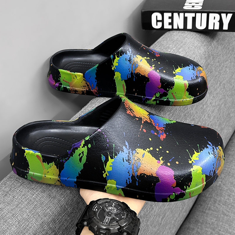 Men Women Graffiti Clogs EVA S - Women'S Shoes Water Resistant avaliação e preço