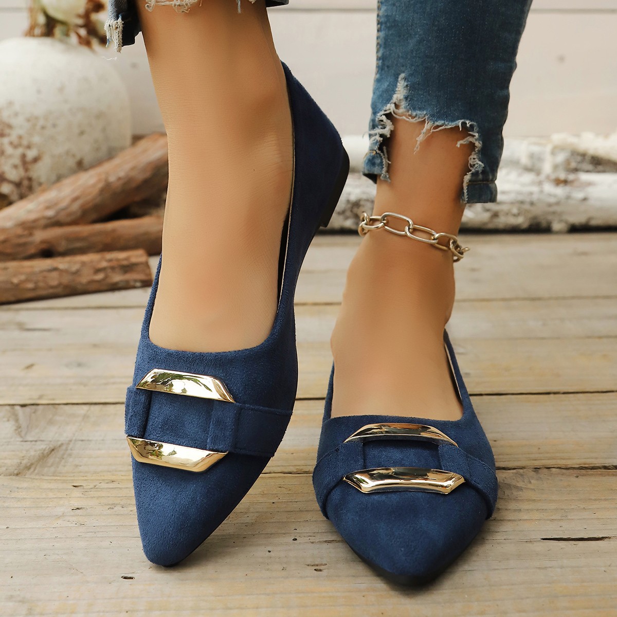 Spring and Autumn Elegant Poin - Women'S Shoes Everyday avaliação e preço