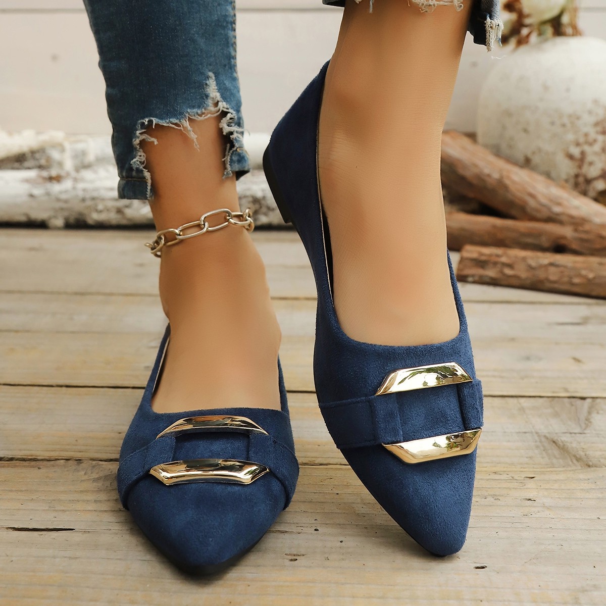 Spring and Autumn Elegant Poin - Women'S Shoes Everyday avaliação e preço