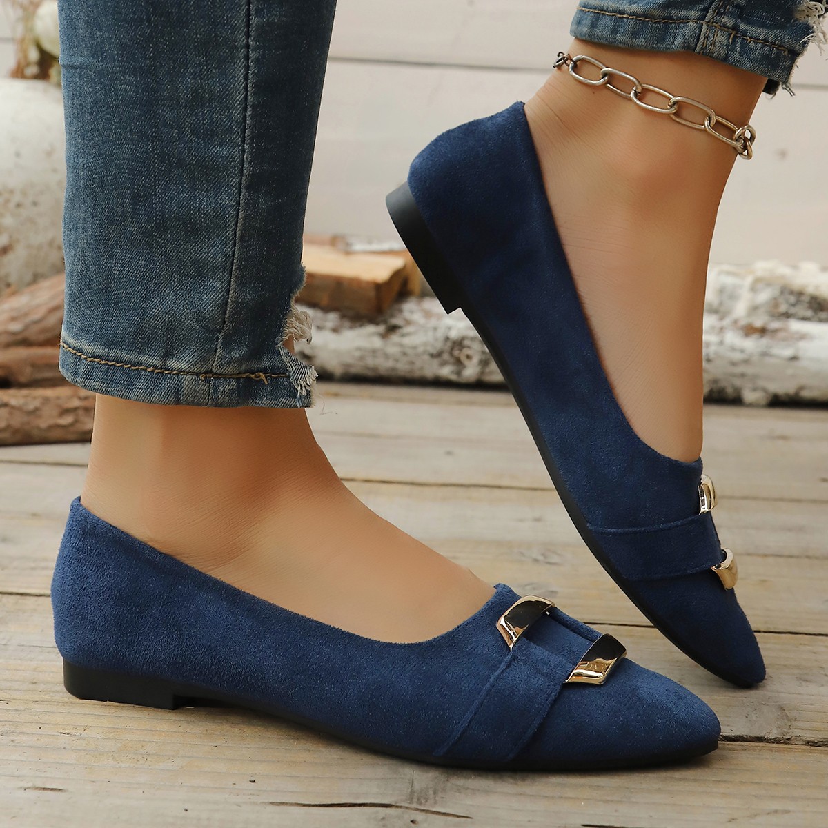 Spring and Autumn Elegant Poin - Women'S Shoes Everyday avaliação e preço