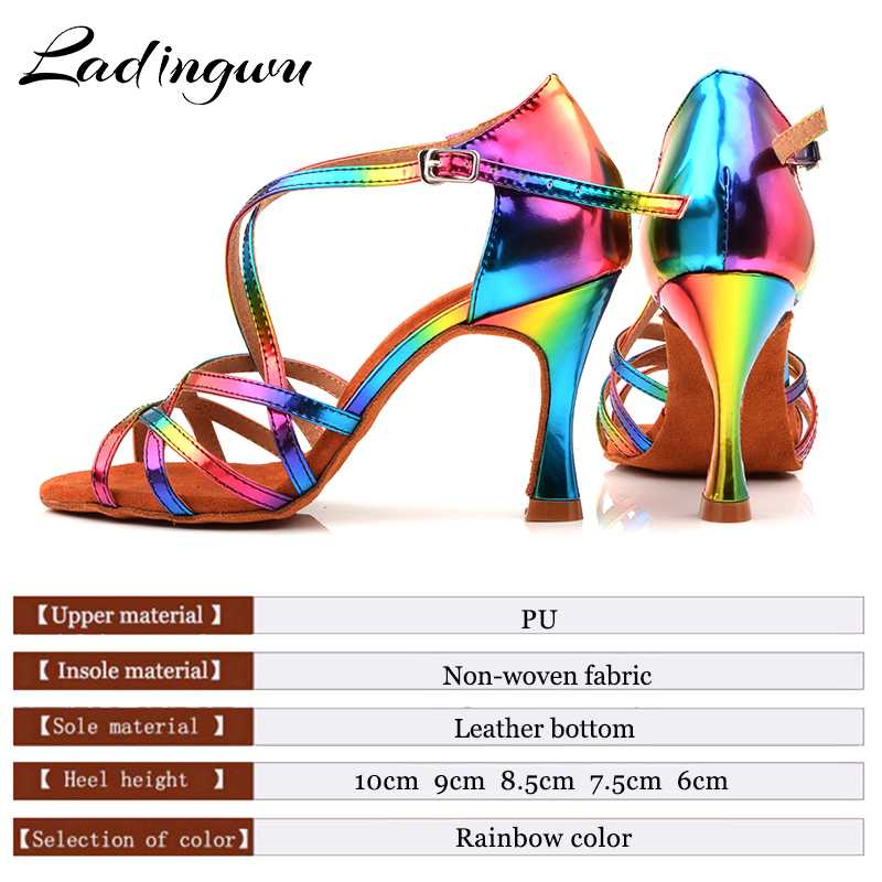 Ladingwu Women's Rainbow Color - Women'S Shoes Z avaliação e preço