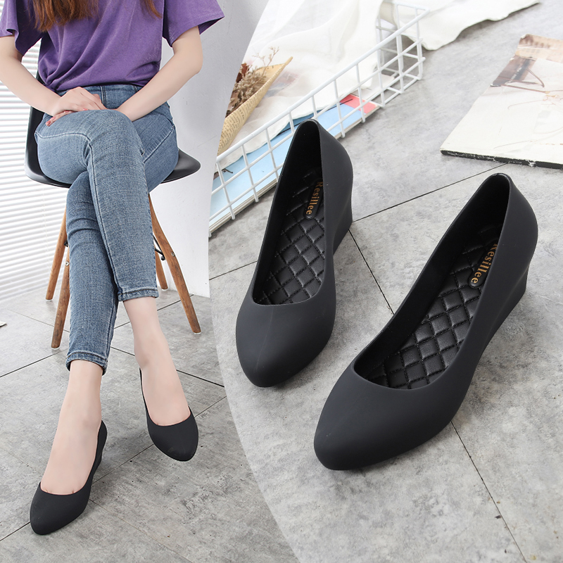 Resillee Women Navy Blue Wedge - Women'S Shoes Water Resistant avaliação e preço