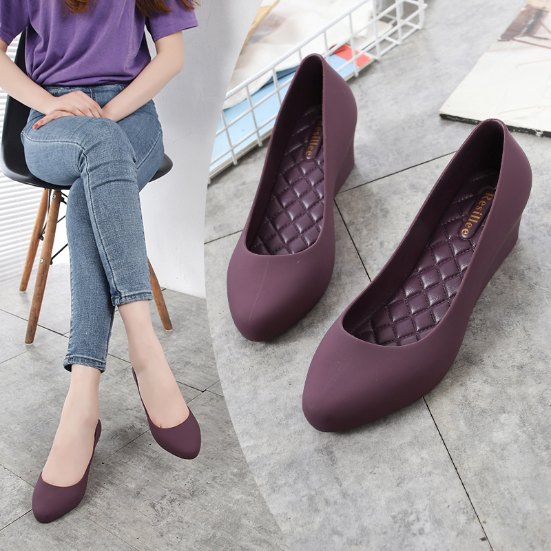 Resillee Women Navy Blue Wedge - Women'S Shoes Water Resistant avaliação e preço