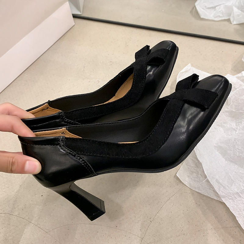 Retro Round Toe Elegant High H - Women Shoes Jd avaliação e preço