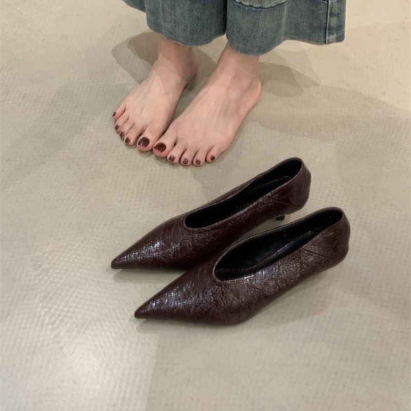 2025 Autumn New Commuter Wind  - Women'S Heels avaliação e preço
