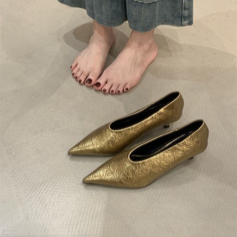 2025 Autumn New Commuter Wind  - Women'S Heels avaliação e preço