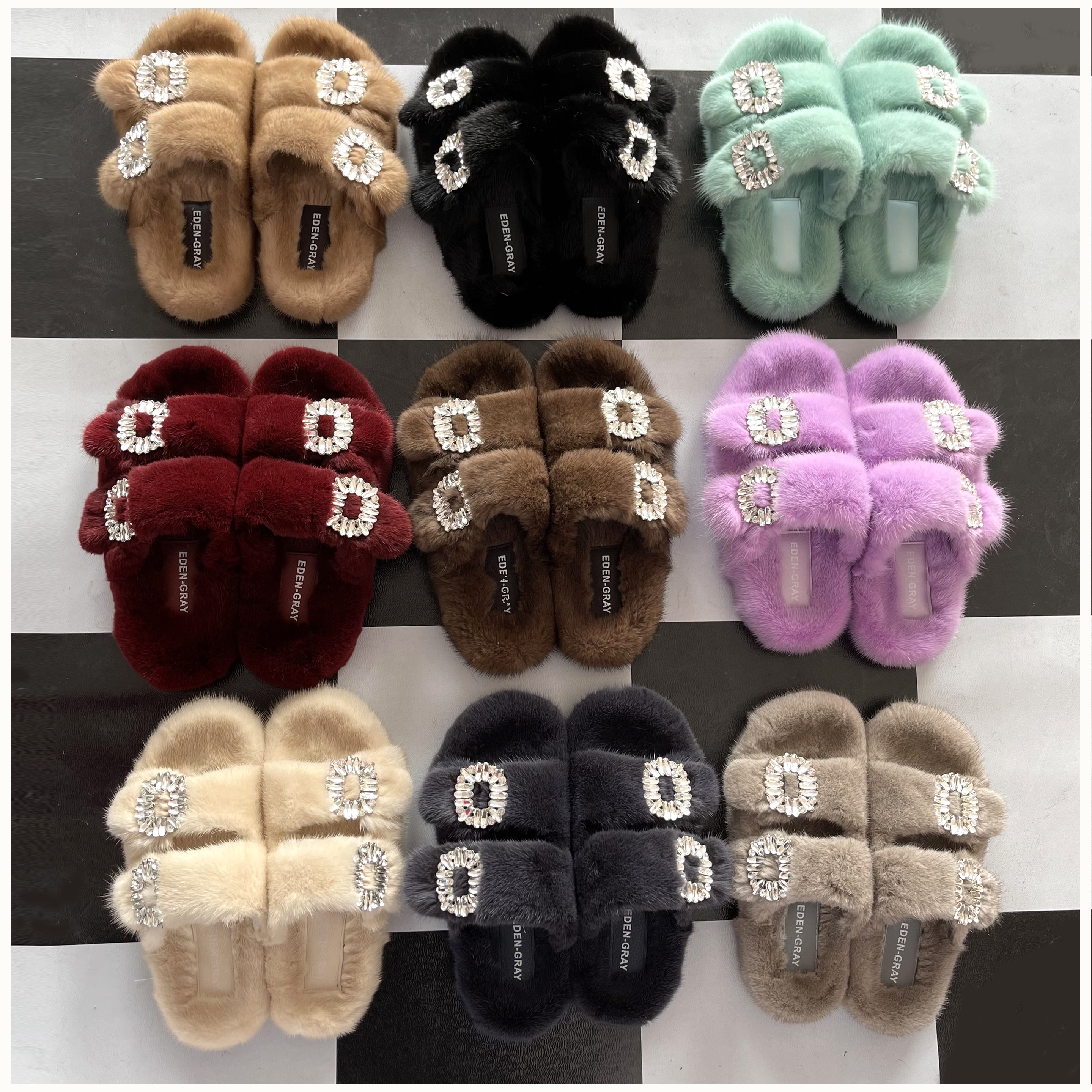 Mink Slippers Winter Women's S - Women Shoes Mk avaliação e preço