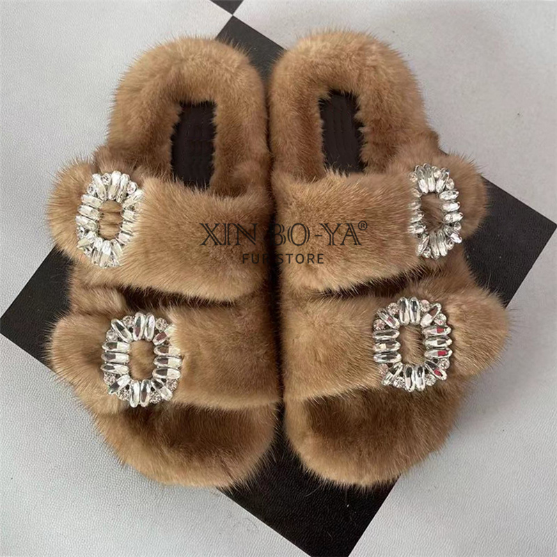 Mink Slippers Winter Women's S - Women Shoes Mk avaliação e preço