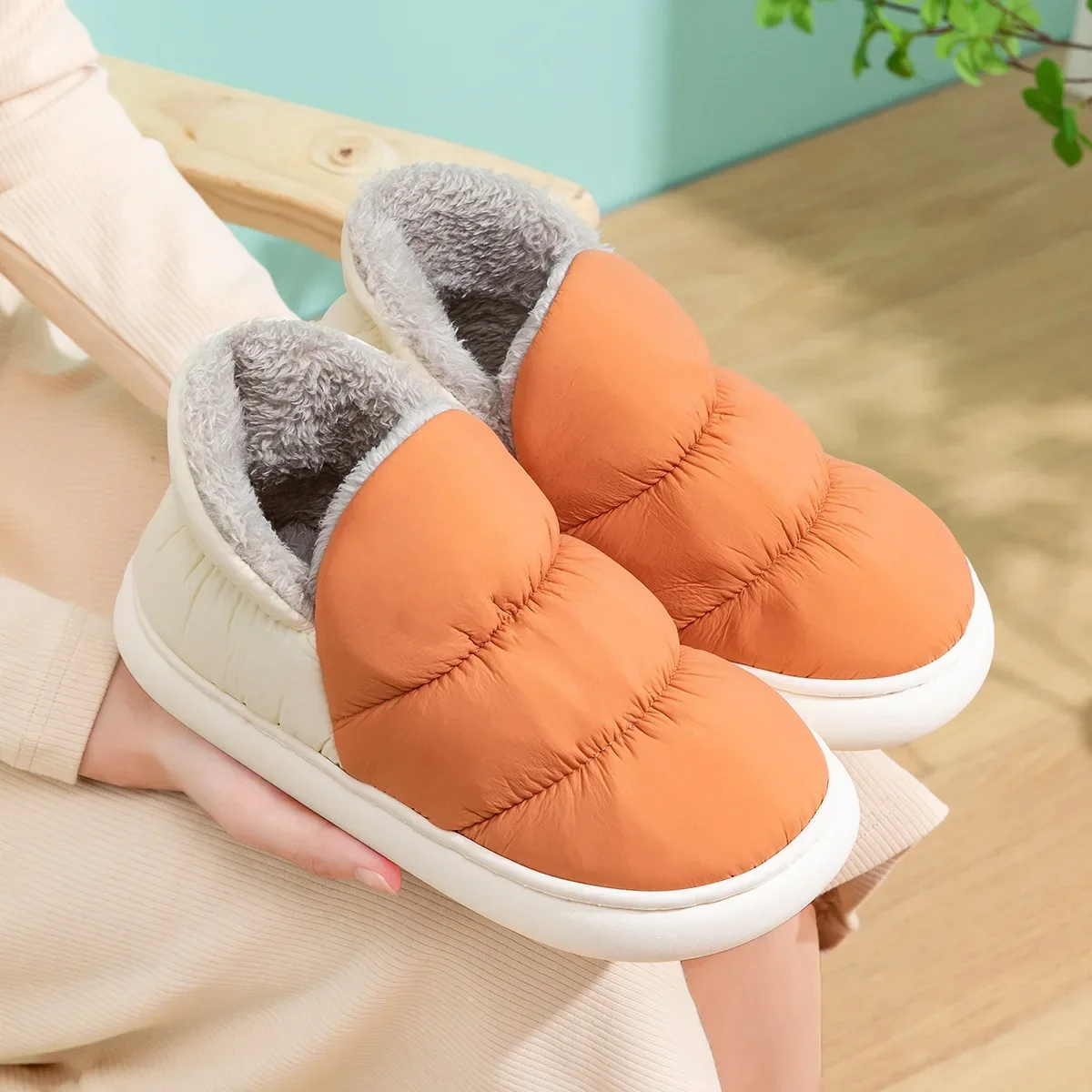 Women Men Slippers Winter Down - Women'S Shoes Water Resistant avaliação e preço