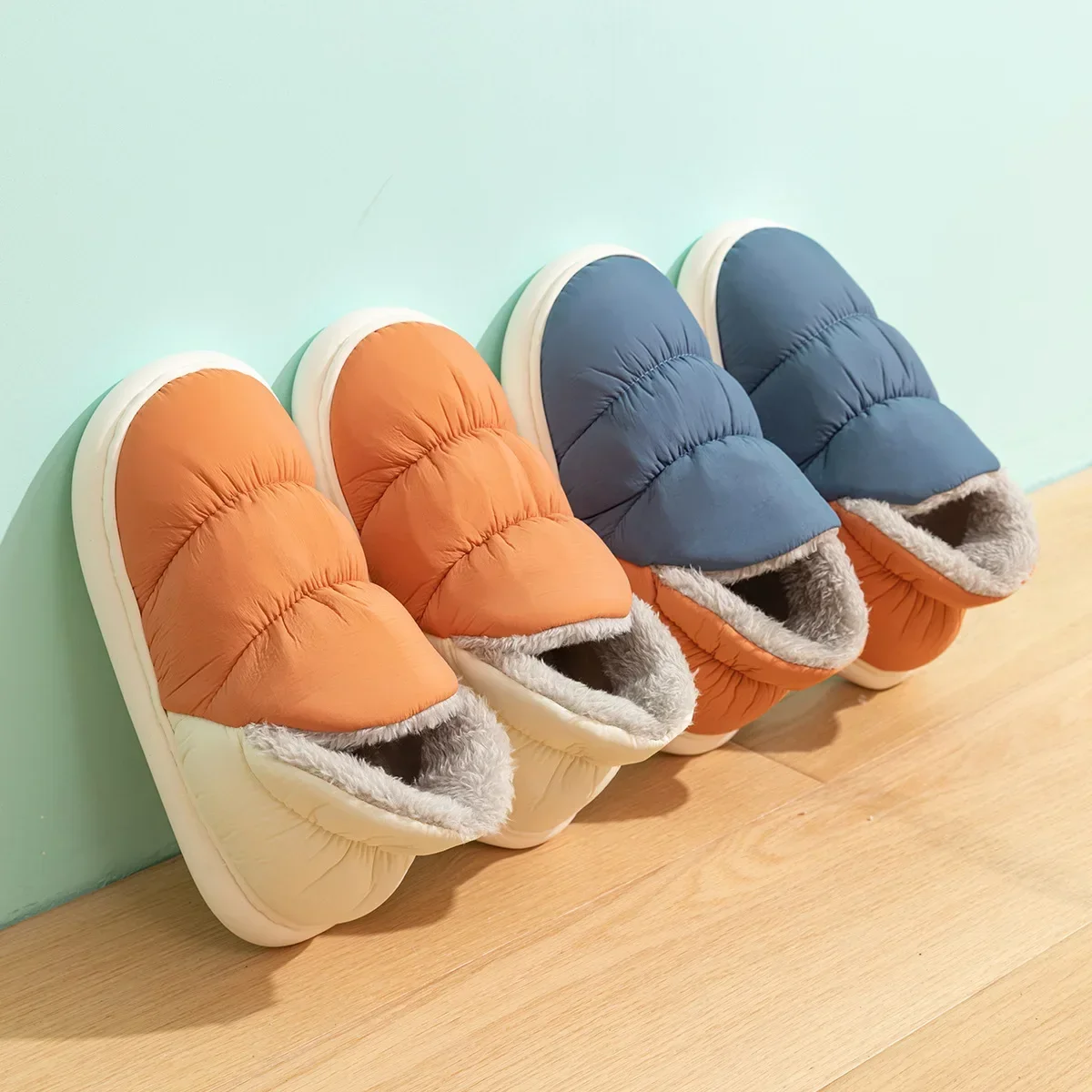 Women Men Slippers Winter Down - Women'S Shoes Water Resistant avaliação e preço