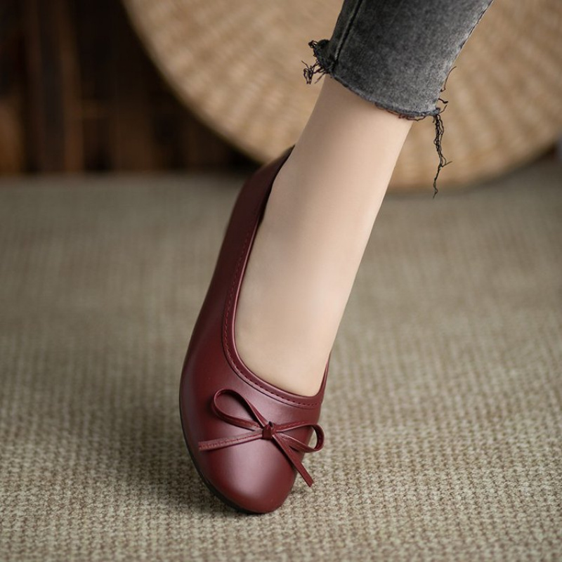 Elegant Bowknot Flat Shoes for - Women'S Shoes For Work avaliação e preço