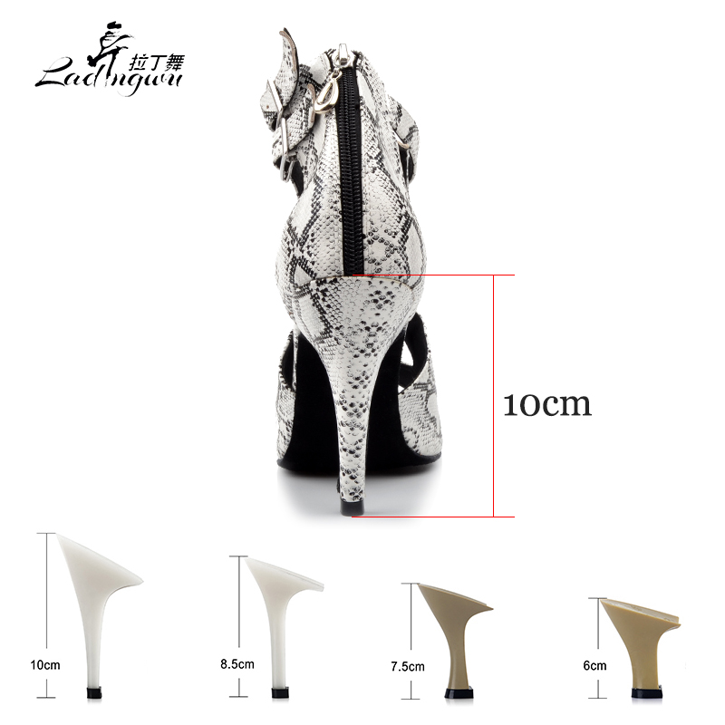Ladingwu New White Snake textu - Women'S Shoes Z avaliação e preço