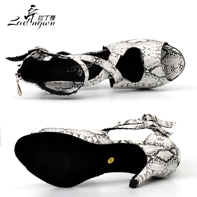 Ladingwu New White Snake textu - Women'S Shoes Z avaliação e preço