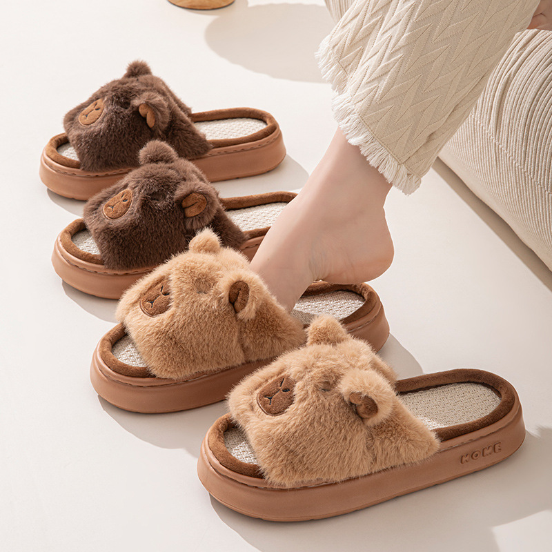 Hemp Cartoon Women's Slippers  - Women'S Shoes Everyday avaliação e preço