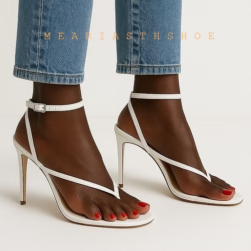Beige Black Cross Straps Flip- - Gladiator Sandal Women avaliação e preço