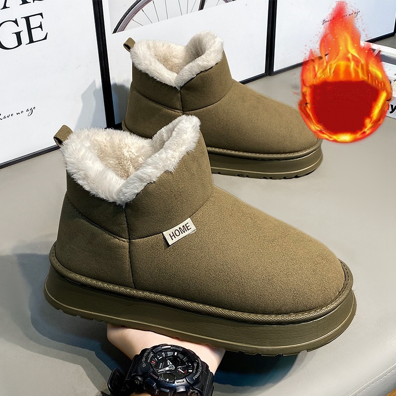Popular Autumn and Winter Flee - Women'S Shoes Popular avaliação e preço