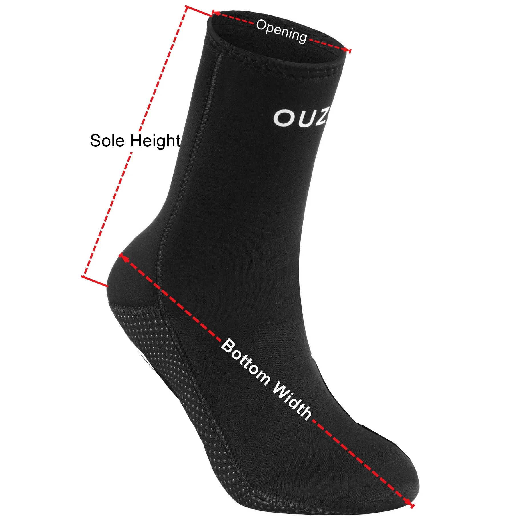 Neoprene 3mm/5mm Diving Socks  - Women'S Shoes For Neuropathy avaliação e preço