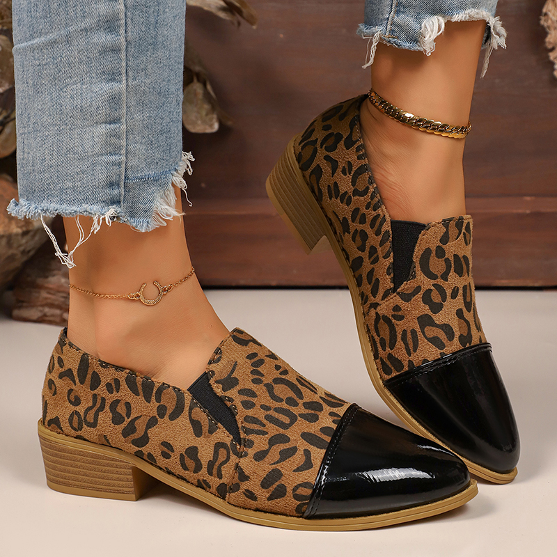 Leopard Printed Women's Low He - Women'S Heels avaliação e preço